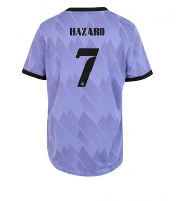 Real Madrid Eden Hazard #7 Bortatröja Dam 2022-23 Korta ärmar